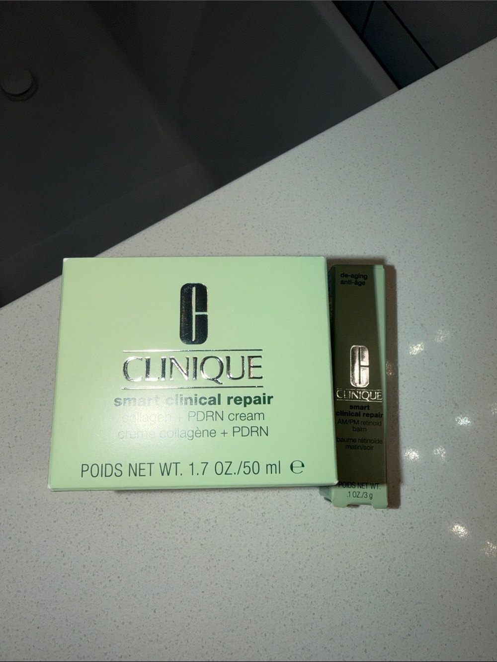 Clinique Smart Clinical Repair Cream and retinoid balm